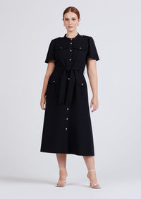 Midnight Judy Utility Shirtdress | Women's Dresses by Derek Lam 10 Crosby