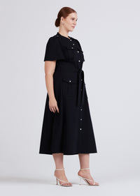 Midnight Judy Utility Shirtdress | Women's Dresses by Derek Lam 10 Crosby