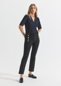 Black Robertson Slim Trouser | Women's Pants by Derek Lam 10 Crosby