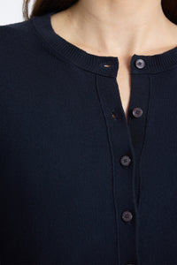 Thibeaut Long Sleeve Cardigan - Navy