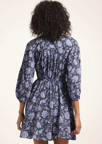 Arbi Shirt Dress - Cobalt Multi