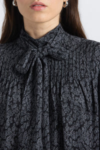 Valentine Neck Tie Blouse