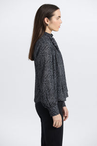Valentine Neck Tie Blouse
