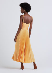 Apricot Rochelle Pleated Cami Dress | Women's Dress by Derek Lam 10 Crosby