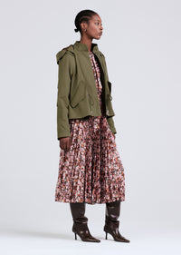 Army Green-Chestnut Marisa Parka Coat | Women's Pants by Derek Lam 10 Crosby