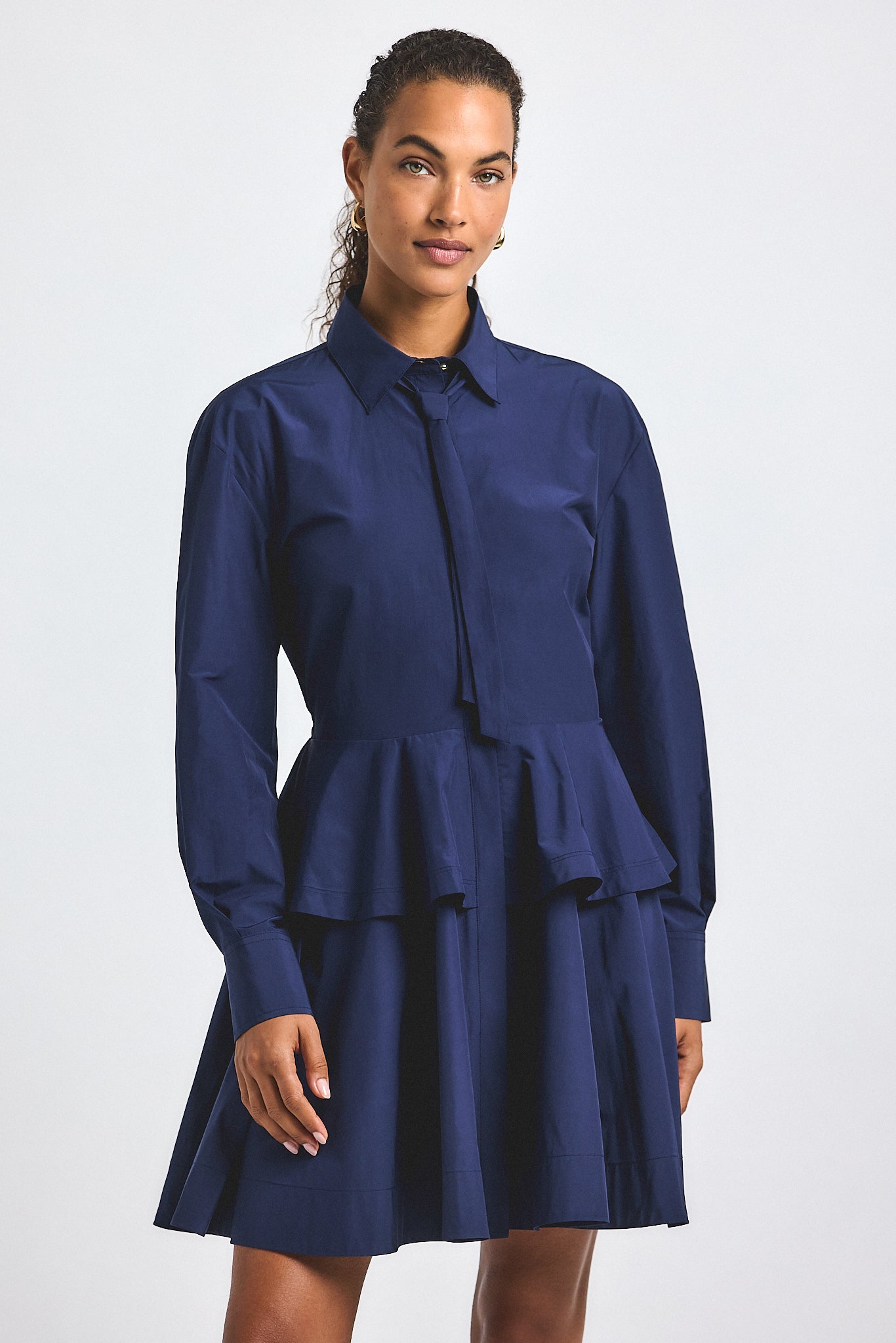 Derek Lam 10 Crosby Women's Azure Peplum Dress - Blue - Size 4 - Navy Derek Lam 10 Crosby Women's Azure Peplum Dress - Blue - Size 4 - Navy