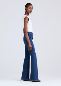 Bedford Dark Crosby Patch Pocket Flare Jeans | Women's Pants by Derek Lam 10 Crosby