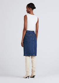 Bedford Dark Felicity High Rise Midi Skirt | Women's Skirts by Derek Lam 10 Crosby