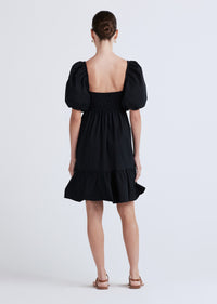 Black Ada Balloon Sleeve A-Line Dress | Women's Dress by Derek Lam 10 Crosby