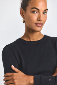 Alizee Long Sleeve Crew Neck Sweater | Women's Sweater by Derek Lam 10 Crosby