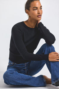 Alizee Long Sleeve Crew Neck Sweater | Women's Sweater by Derek Lam 10 Crosby