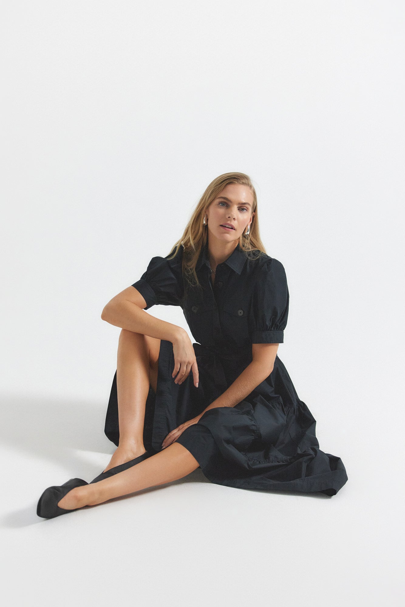 Derek Lam Women's Buffy Utility Dress - Black Derek Lam Women's Buffy Utility Dress - Black