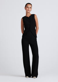 Black Henriette Vest | Women's Top by Derek Lam 10 Crosby