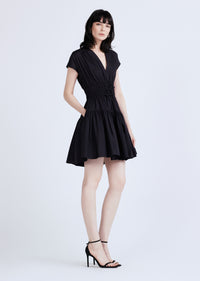 Black Tora V-Neck Dress - Women's Dress by Derek Lam