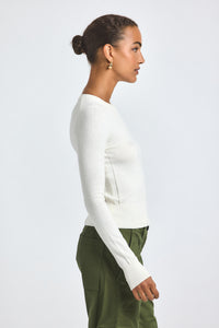 Alizee Long Sleeve Crew Neck Sweater | Women's Sweater by Derek Lam 10 Crosby