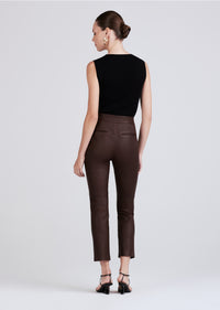 Chocolate Casimir Slim Zip Pants | Women's Pants by Derek Lam 10 Crosby
