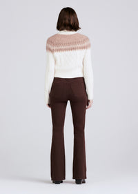 Crosby High Rise Flare Jeans - Chocolate Wash