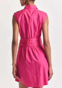Magenta Cora Shirt Dress | Women's Dresses by Derek Lam 10 Crosby