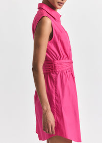 Magenta Cora Shirt Dress | Women's Dresses by Derek Lam 10 Crosby