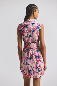 Pink Multi Cora Shirt Dress | Women's Dresses by Derek Lam 10 Crosby