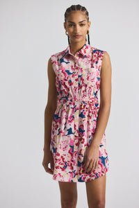 Pink Multi Cora Shirt Dress | Women's Dresses by Derek Lam 10 Crosby