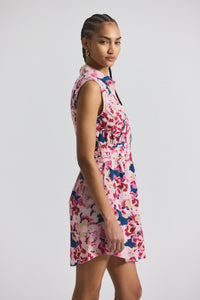 Pink Multi Cora Shirt Dress | Women's Dresses by Derek Lam 10 Crosby