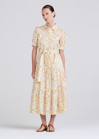Cream Multi Buffy Utility Dress | Women's Dress by Derek Lam 10 Crosby