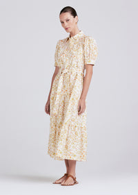 Cream Multi Buffy Utility Dress | Women's Dress by Derek Lam 10 Crosby