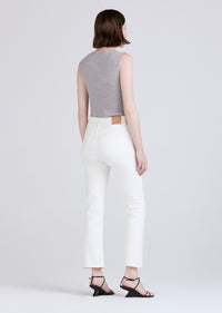 Ivory Crosby High Rise Crop Flare Jeans | Women's Pants by Derek Lam 10 Crosby