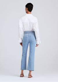 Dover Light Crosby Braided High Rise Crop Flare | Women's Pants by Derek Lam 10 Crosby