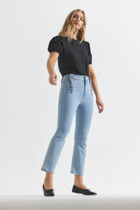 Dover Light Robertson Crop Flare Jeans | Women's Denim by Derek Lam 10 Crosby