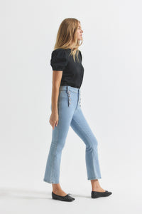 Dover Light Robertson Crop Flare Jeans | Women's Denim by Derek Lam 10 Crosby