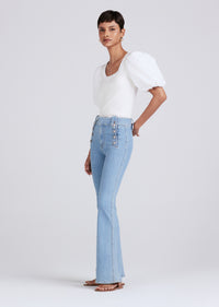 Dover Light Robertson Flare Jeans | Women's Pants by Derek Lam 10 Crosby