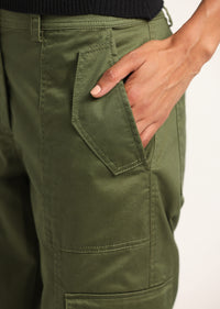 Fatigue Elian Satin Cargo Pant | Women's Pants by Derek Lam 10 Crosby