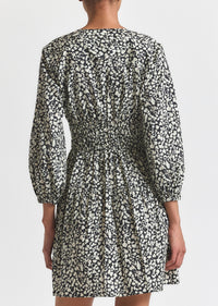 Black-White Hearts Emma V-Neck Dress | Women's Dresses by Derek Lam 10 Crosby