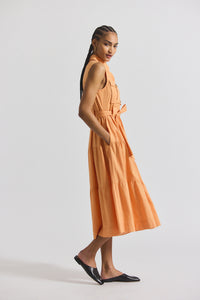 Papaya Florence Sleeveless Shirt Dress | Women's Dresses by Derek Lam 10 Crosby