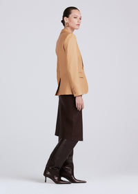 Arthur Single Breasted Jacket - Honey Gold