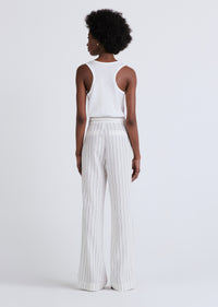 Ivory-Midnight Massimo Wide Leg Sailor Pants | Women's Pants by Derek Lam 10 Crosby