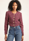 Mulberry Multi Tweed Juliette Tweed Jacket | Women's Jackets by Derek Lam 10 Crosby