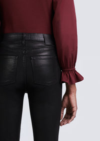 Coated Black Kyle High Rise Legging Skinny Jeans | Women's Pants by Derek Lam 10 Crosby