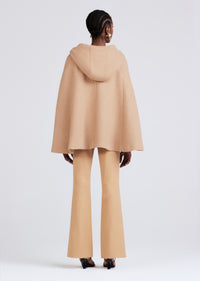 Camel Kyra Cargo Pocket Cape | Womens Jacket by Derek Lam 10 Crosby