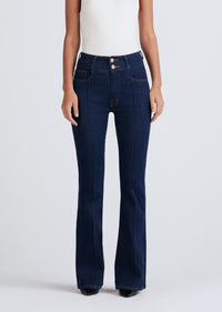 Madison Crosby High Rise Flare w/ Pintuck | Women's Pants by Derek Lam 10 Crosby