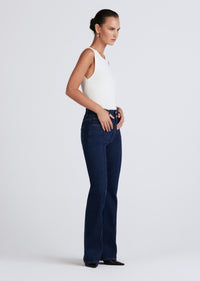 Madison Crosby High Rise Flare w/ Pintuck | Women's Pants by Derek Lam 10 Crosby