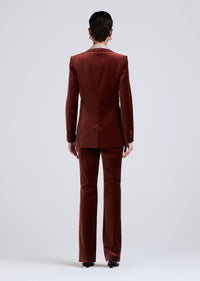 Mahogany Balton Single Breasted Blazer | Women's Jackets by Derek Lam 10 Crosby