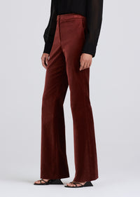 Mahogany Blake Flare Trouser | Women's Pants by Derek Lam 10 Crosby