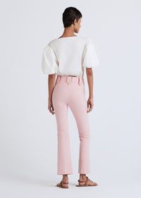 Mellow Pink Robertson Crop Flare Trousers | Women's Pants by Derek Lam 10 Crosby