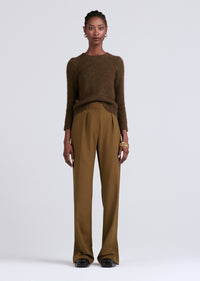 Moss Calypso Pleated Slit Trousers | Women's Pants by Derek Lam 10 Crosby