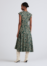 Moss Multi Reina Sleevless Midi Dress | Women's Dresses by Derek Lam 10 Crosby
