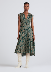 Moss Multi Reina Sleevless Midi Dress | Women's Dresses by Derek Lam 10 Crosby