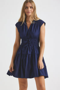 Night Sky Tora V-Neck Dress - Women's Dress by Derek Lam
